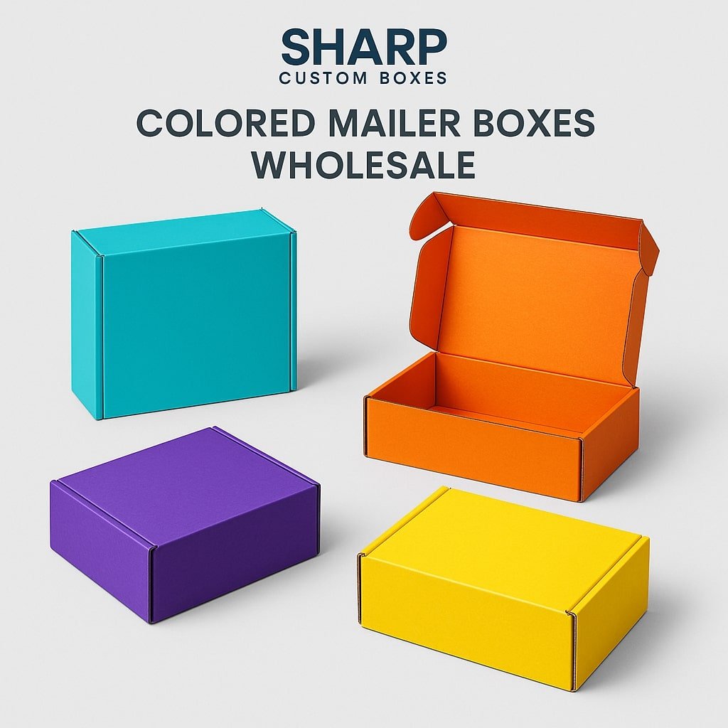 Colored Mailer Boxes Wholesale