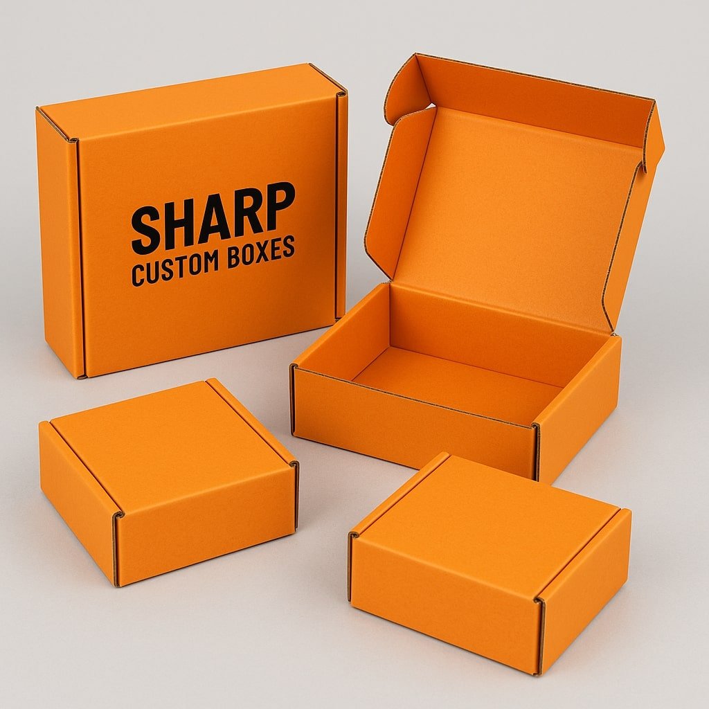 Orange Mailer Boxes