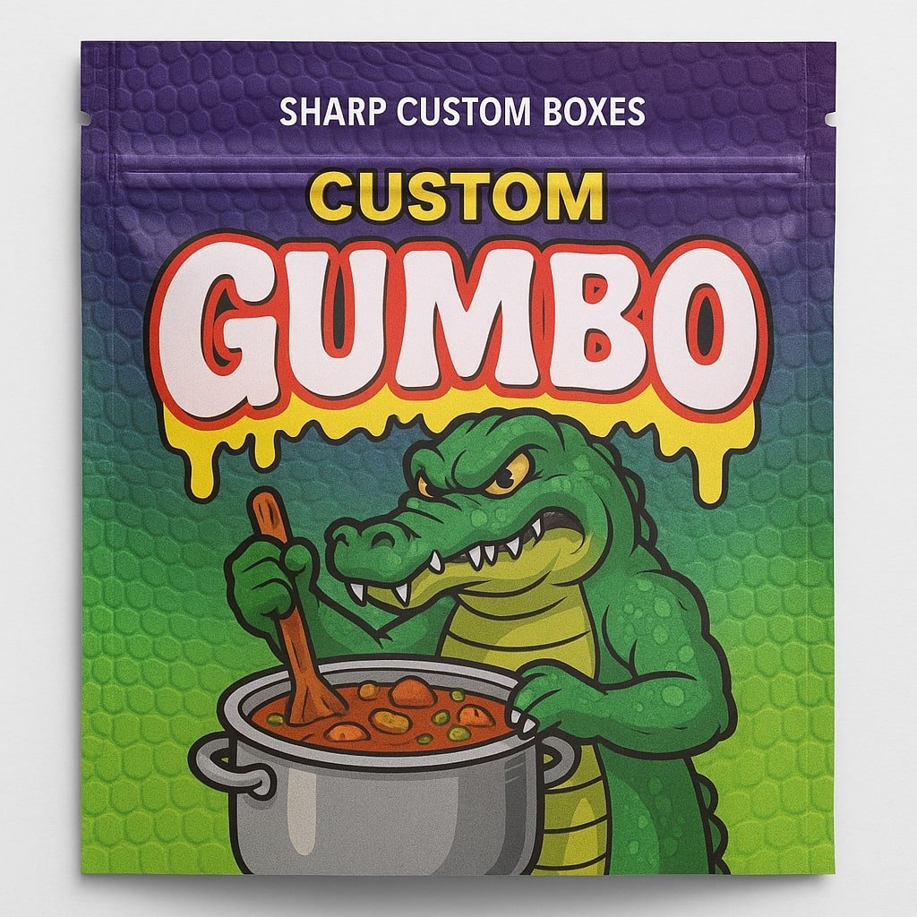 Custom Gumbo Mylar Bags