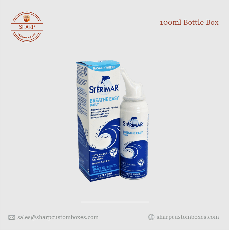 Custom 100ml Bottle Boxes