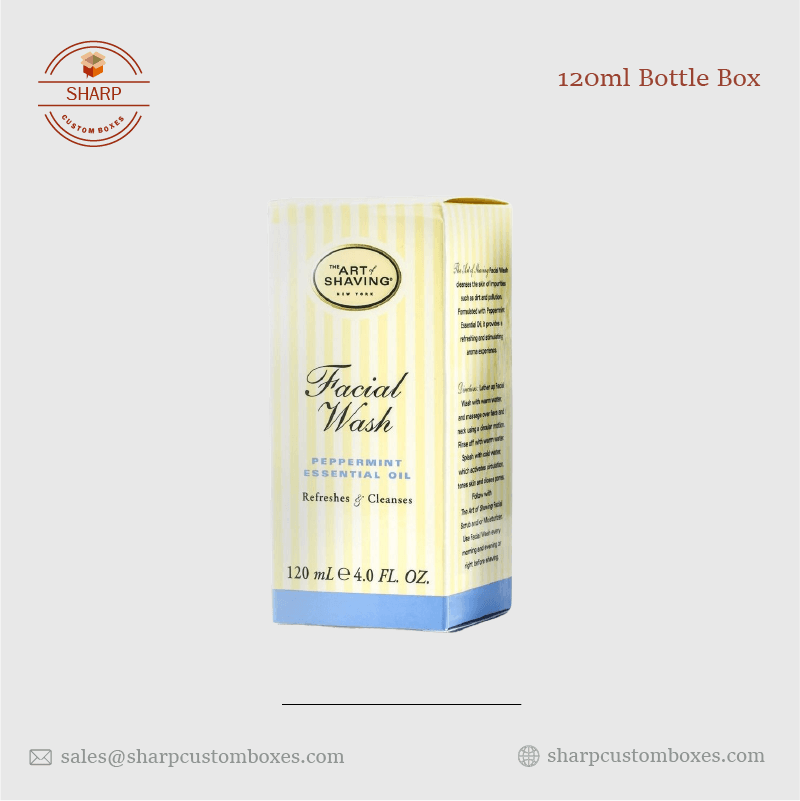 Custom 120ml Bottle Boxes
