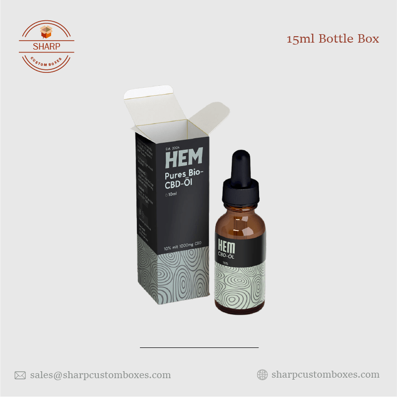 Custom 15ml Bottle Boxes