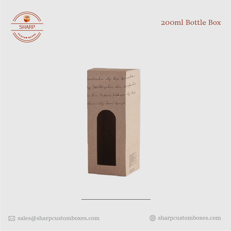 Custom 200ml Bottle Boxes