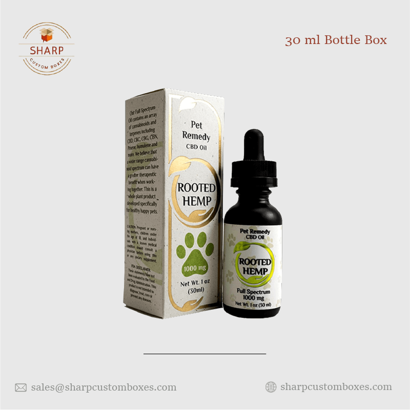 Custom 30ml Bottle Boxes