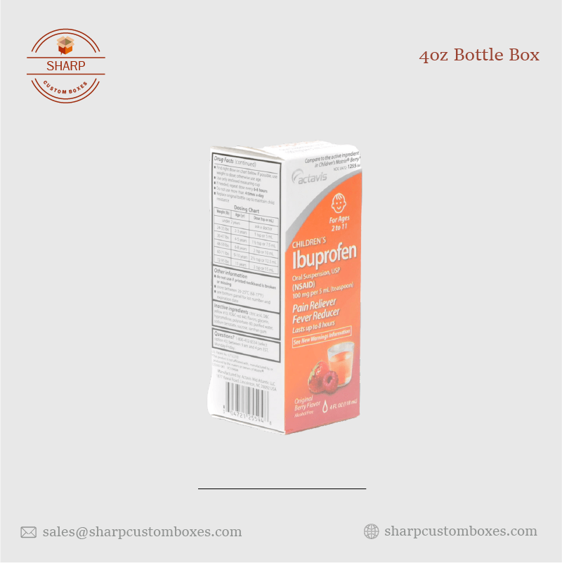 Custom 4oz Bottle Boxes