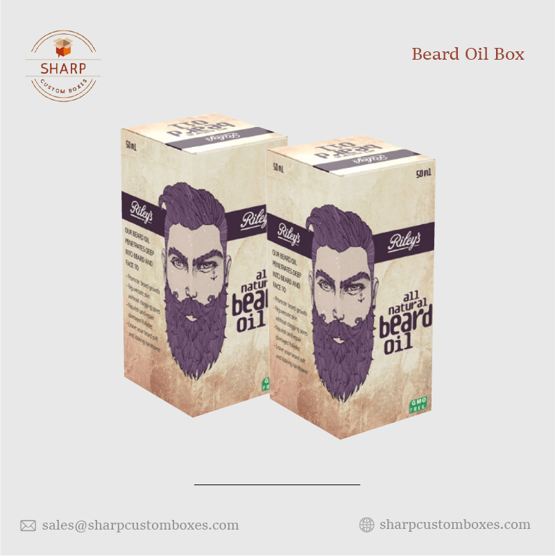 Custom Beard Oil Boxes