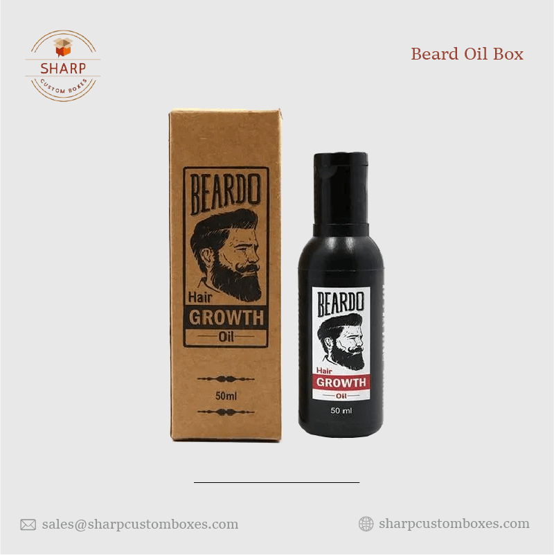 Custom Beard Oil Boxes