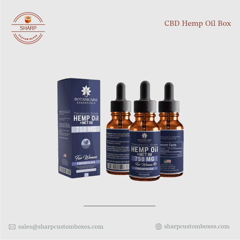 Custom CBD Hemp Oil Boxes