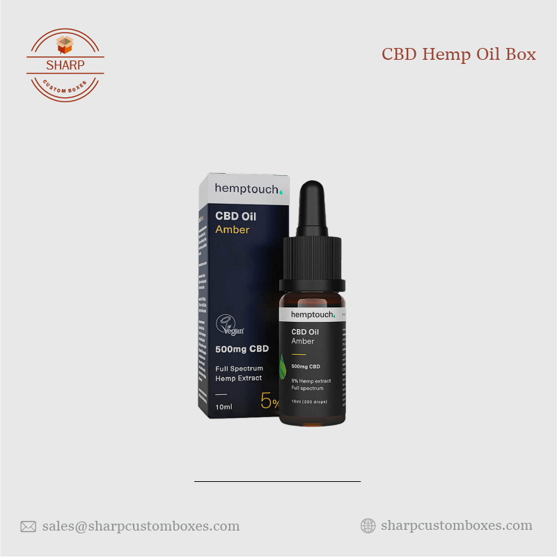 Custom CBD Hemp Oil Boxes