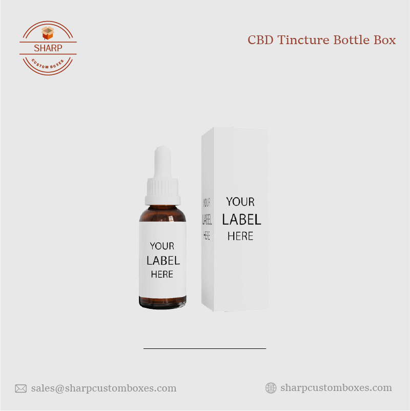 Custom CBD Tincture Bottle Boxes