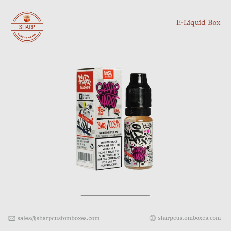 Custom E-Liquid Boxes