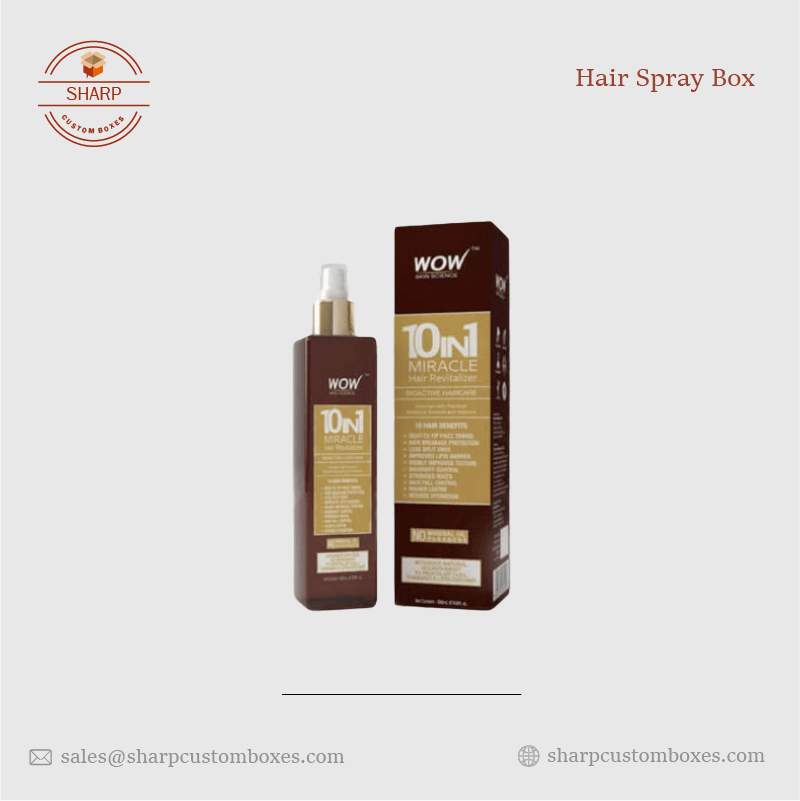 Custom Hair Spray Boxes