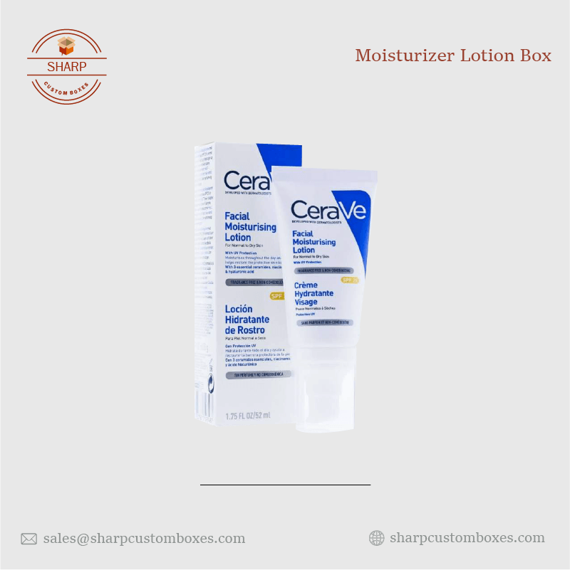 Custom Moisturizer Lotion Boxes