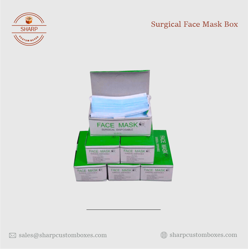 Custom Surgical Face Mask Boxes