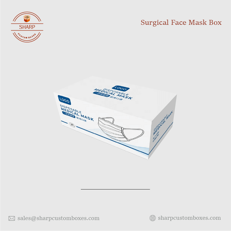 Custom Surgical Face Mask Boxes