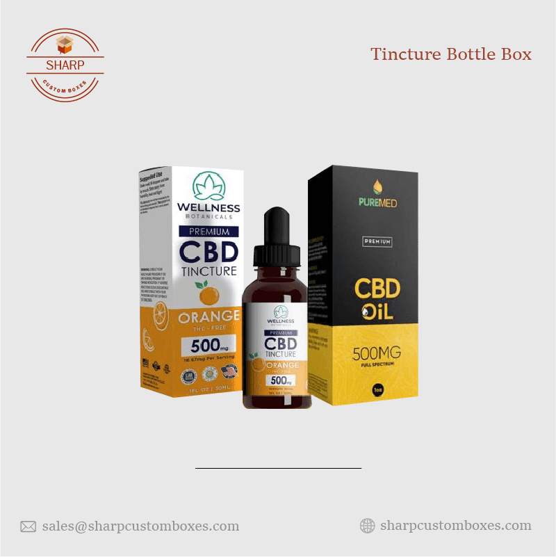 Custom Tincture Bottle Boxes