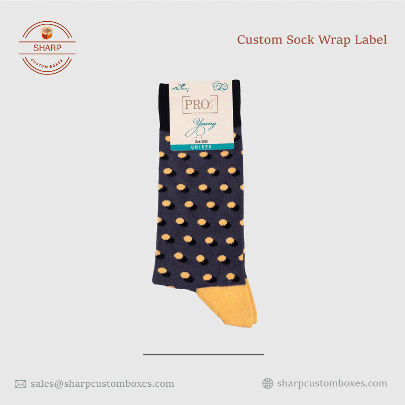 Custom Sock Wrap Labels