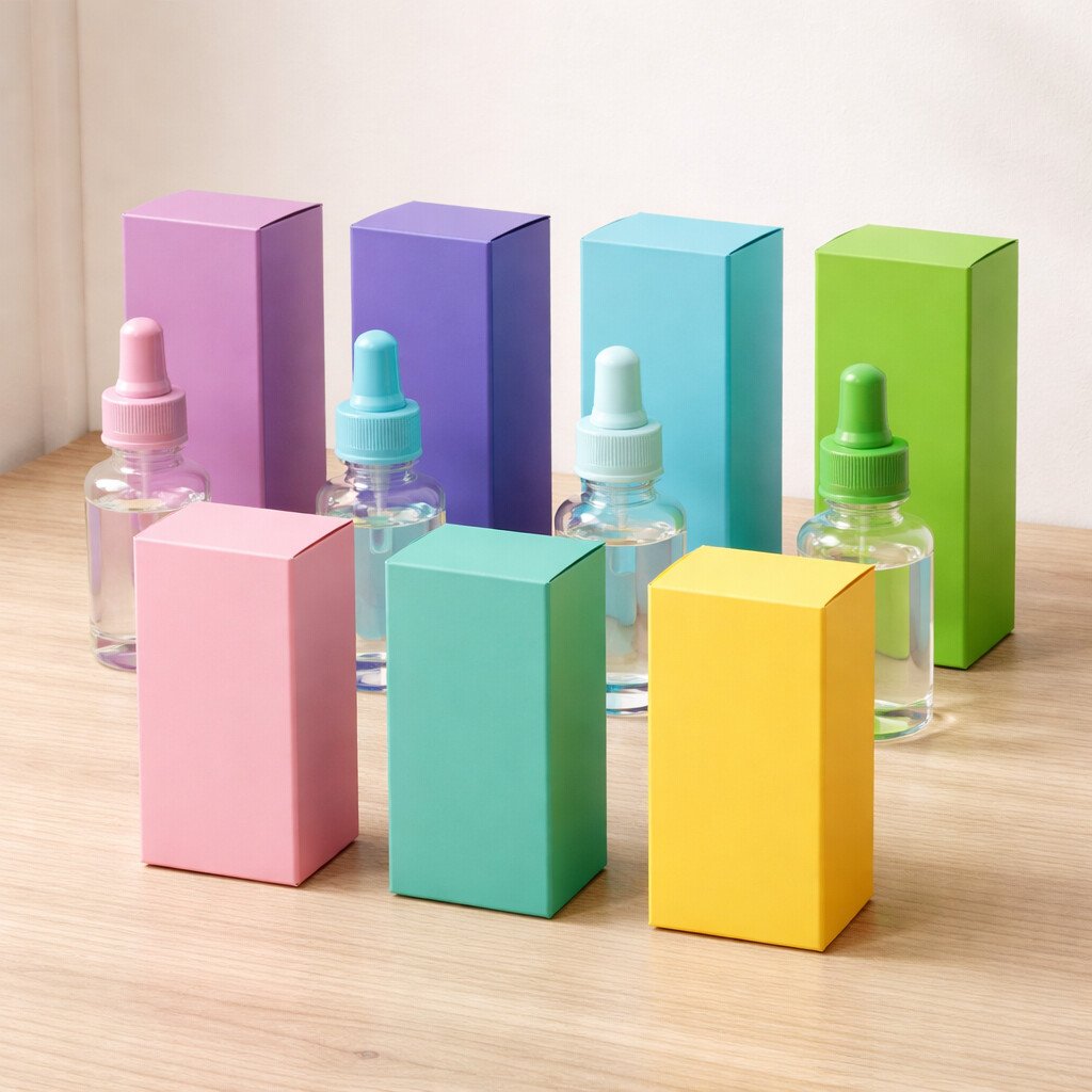 Custom 3oz bottle boxes