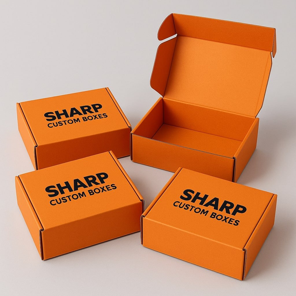 Orange Mailer Boxes