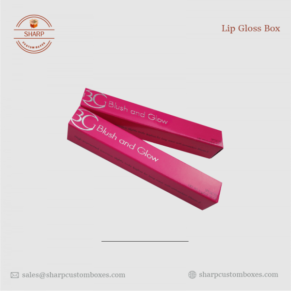 Custom Printed Lip Gloss Boxes