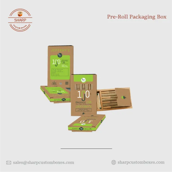 Printed Pre-Roll Packaging Boxes USA