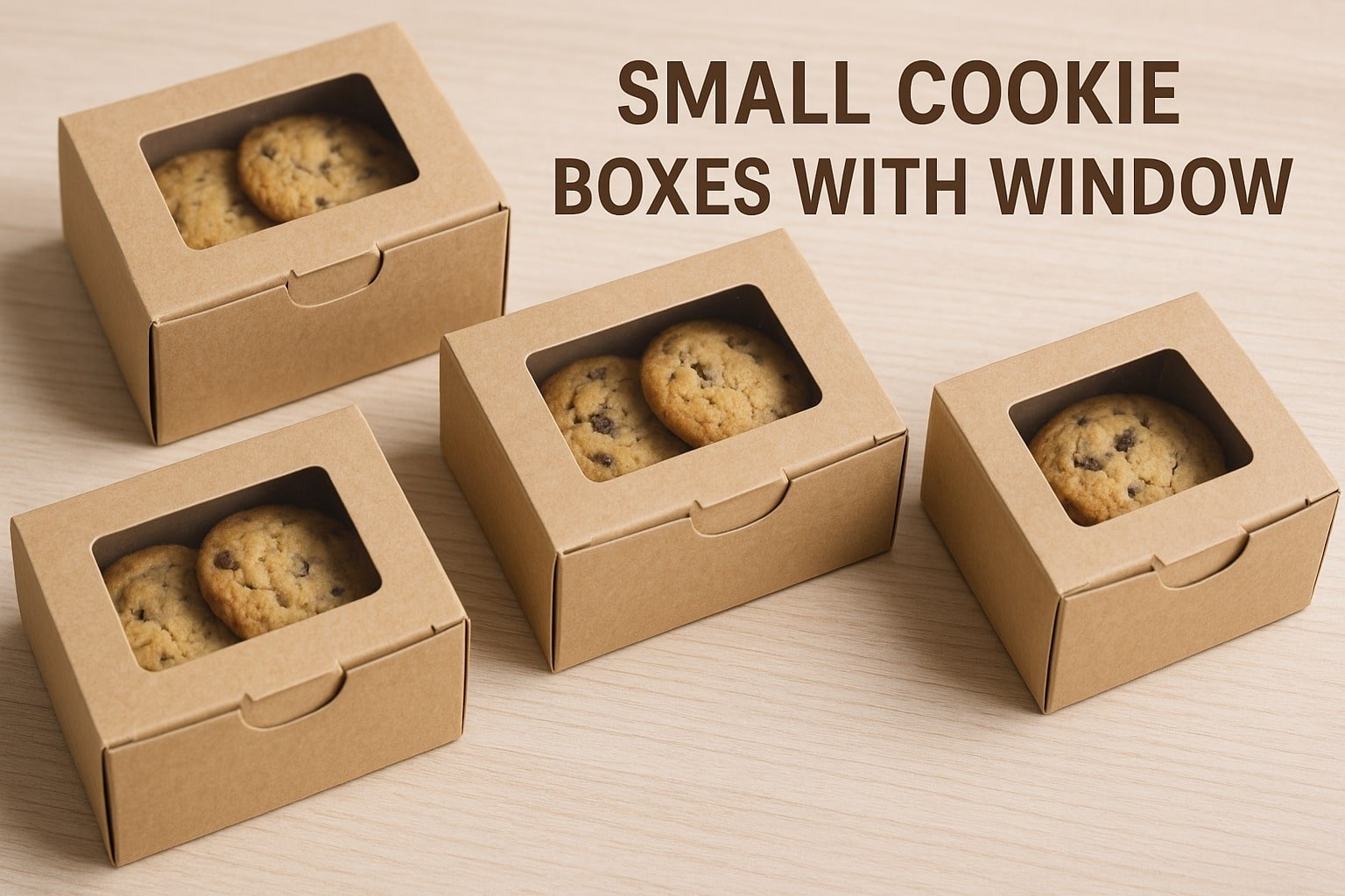 Small Cookie Boxes with Window