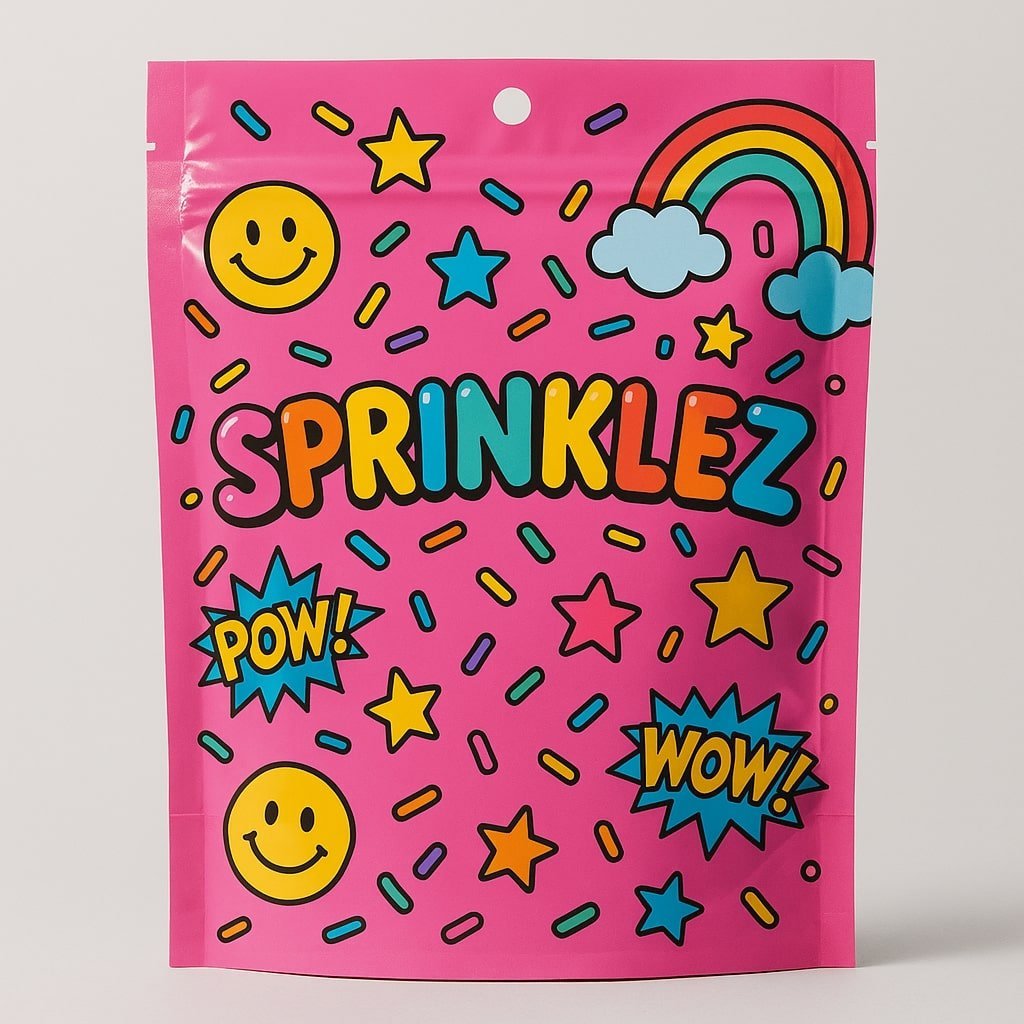 Sprinklez Mylar Bags