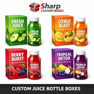 Custom Juice Bottle Boxes