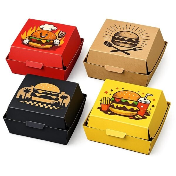Custom Burger Boxes UK | Branded & Eco-Friendly Packaging – Sharp ...