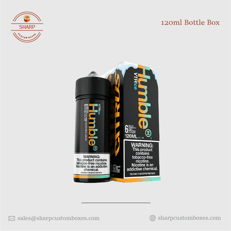 Custom 120ml Bottle Boxes