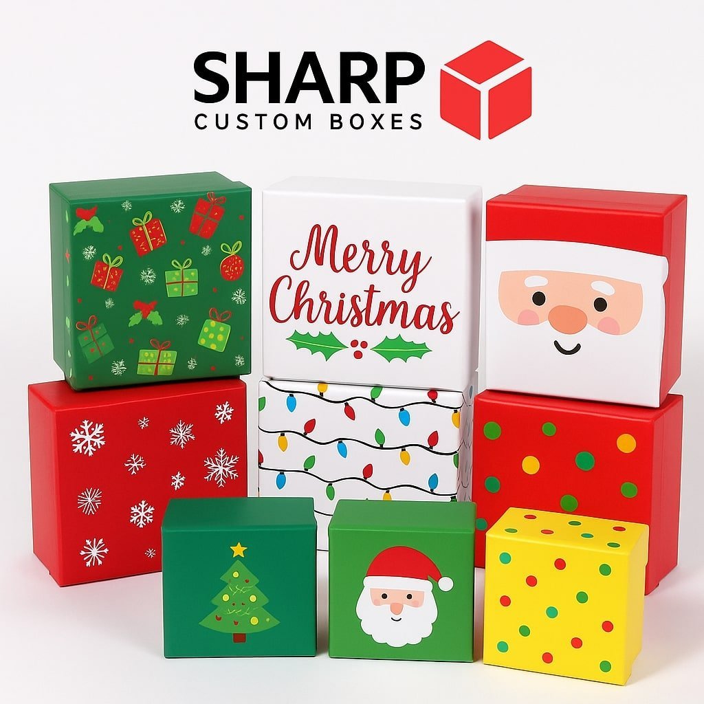 Christmas Boxes With lids - Image 2