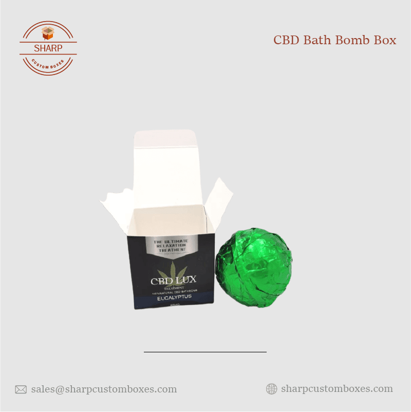 Custom CBD Bath Bomb Boxes