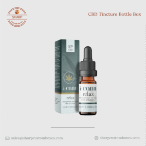 Custom CBD Tincture Bottle Boxes