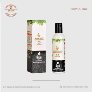 Custom Hair Oil Boxes