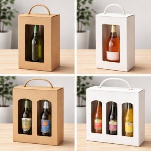 Custom Bottle Window Boxes