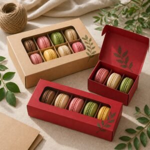 eco friendly macaron boxes