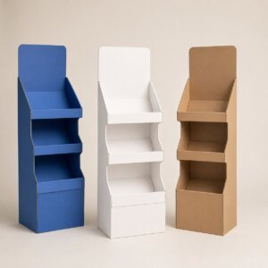 cardboard floor displays