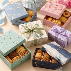personalised biscuit boxes