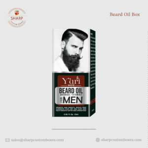 Custom Beard Oil Boxes