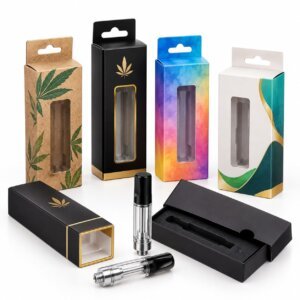 Empty cbd cartridge packaging