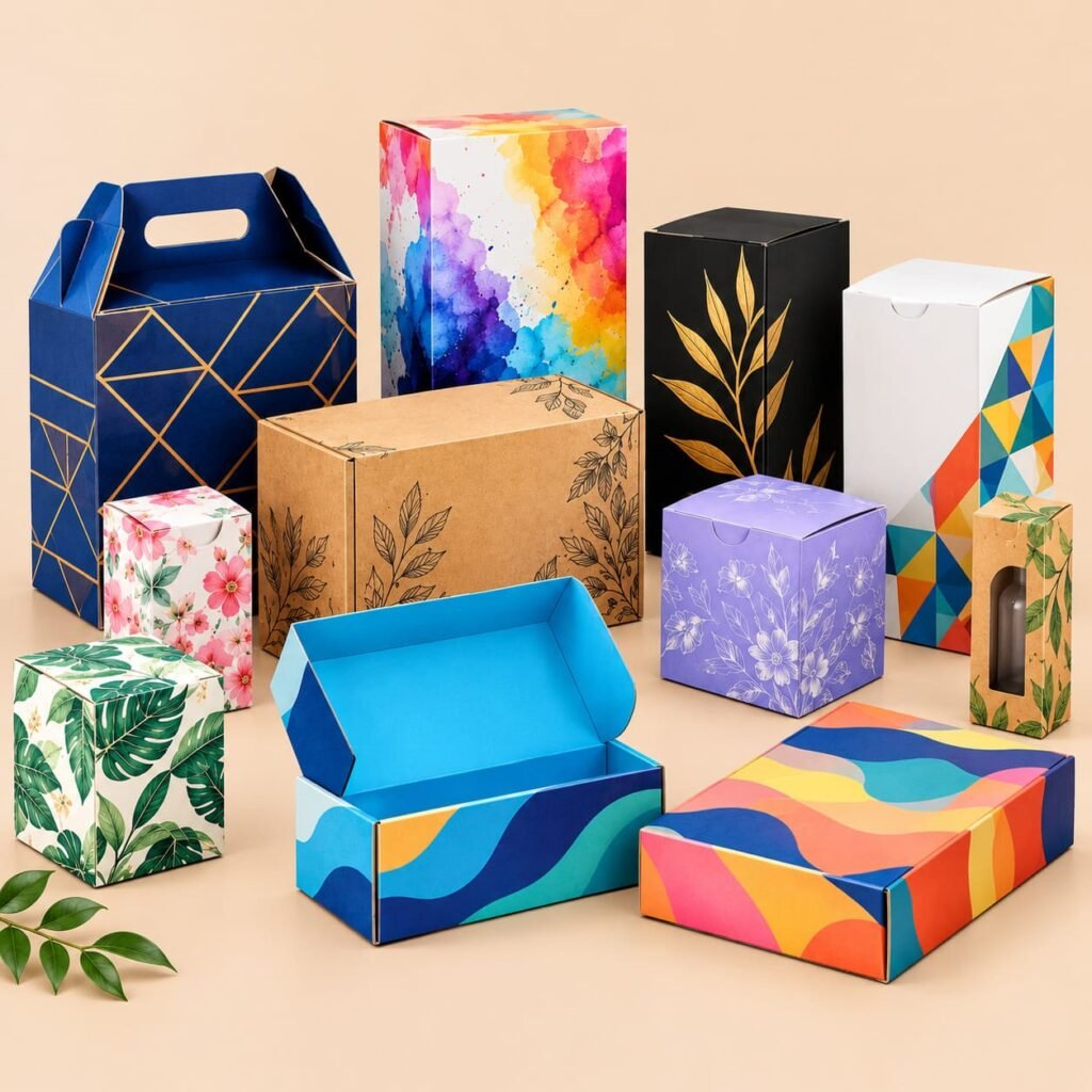 Custom Printed boxes wholesale in uk